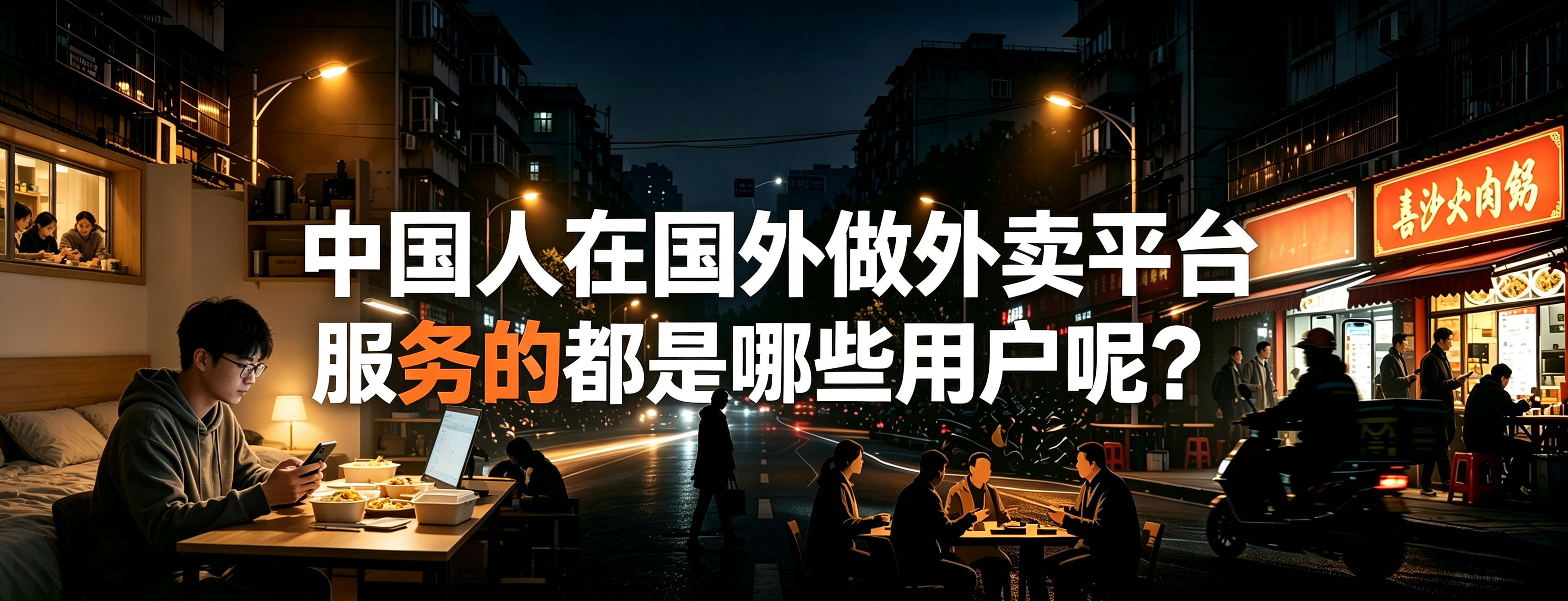 中国人在国外做外卖平台服务的都是哪些用户呢？