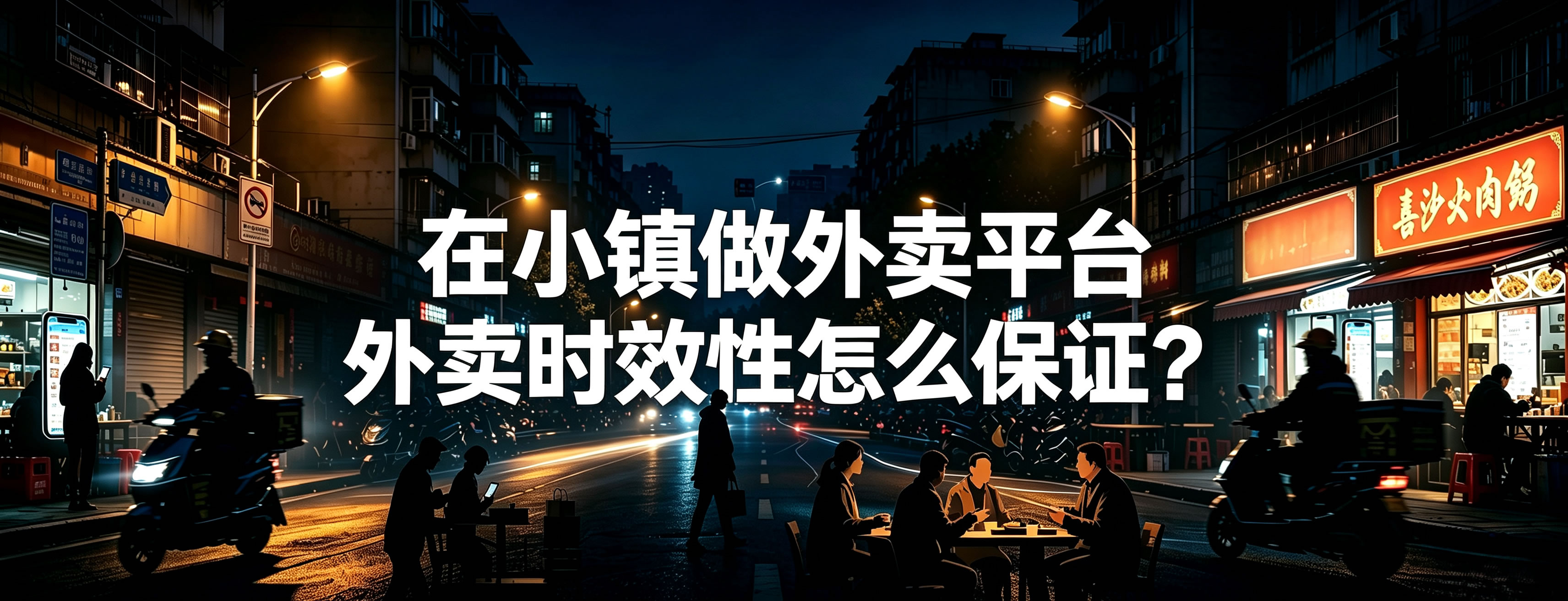 在小镇做外卖平台 外卖时效性怎么保证？