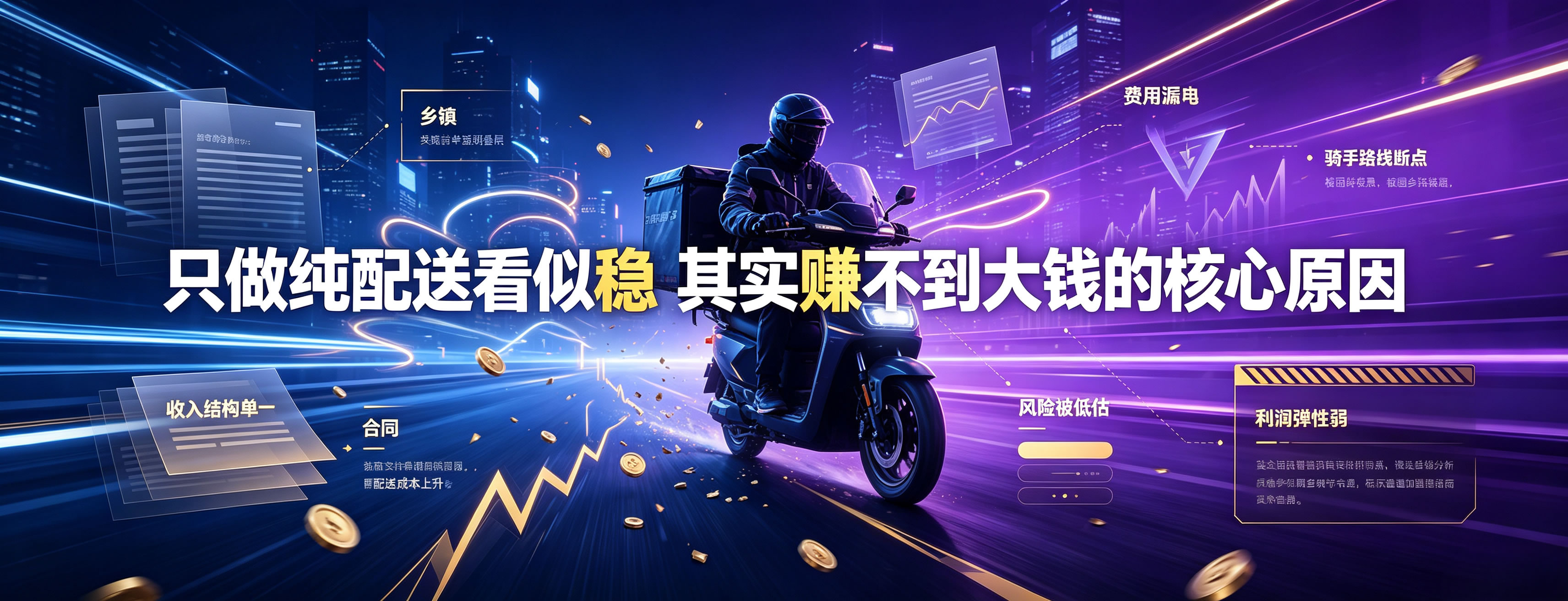 只做纯配送看似稳 其实赚不到大钱的核心原因