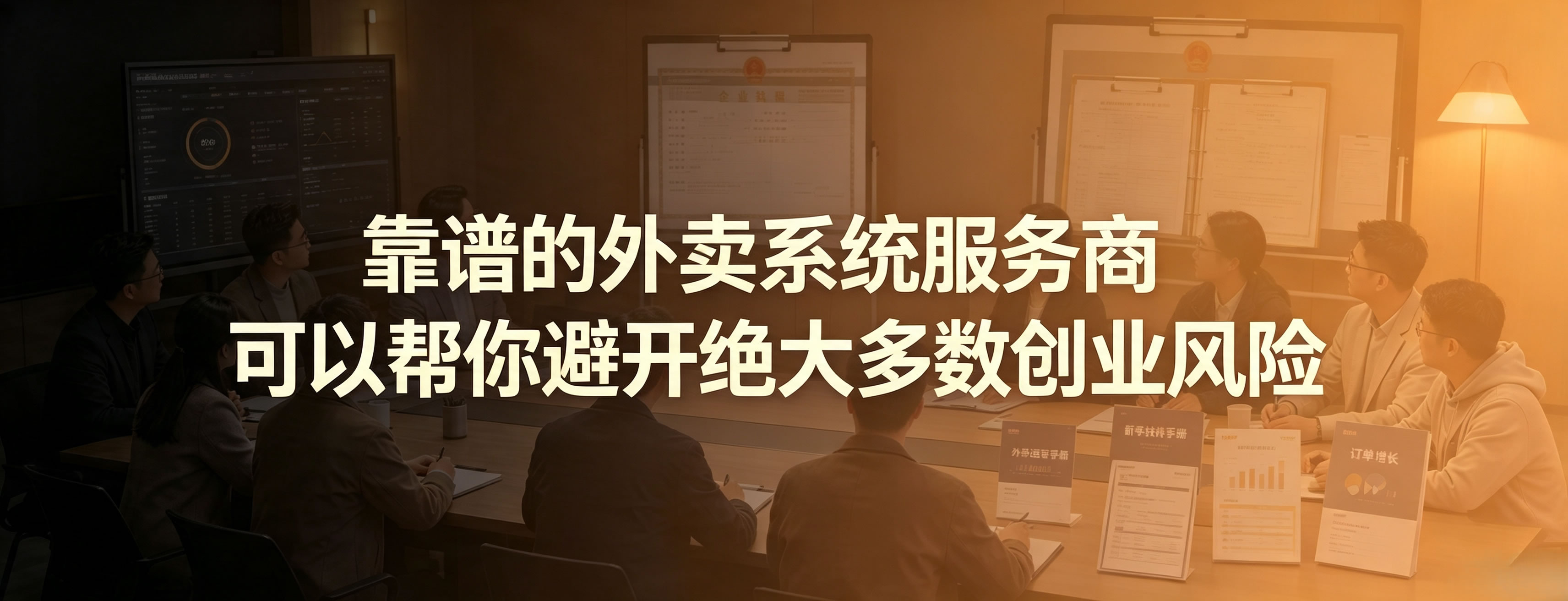 靠谱的外卖系统服务商可以帮你避开绝大多数创业风险