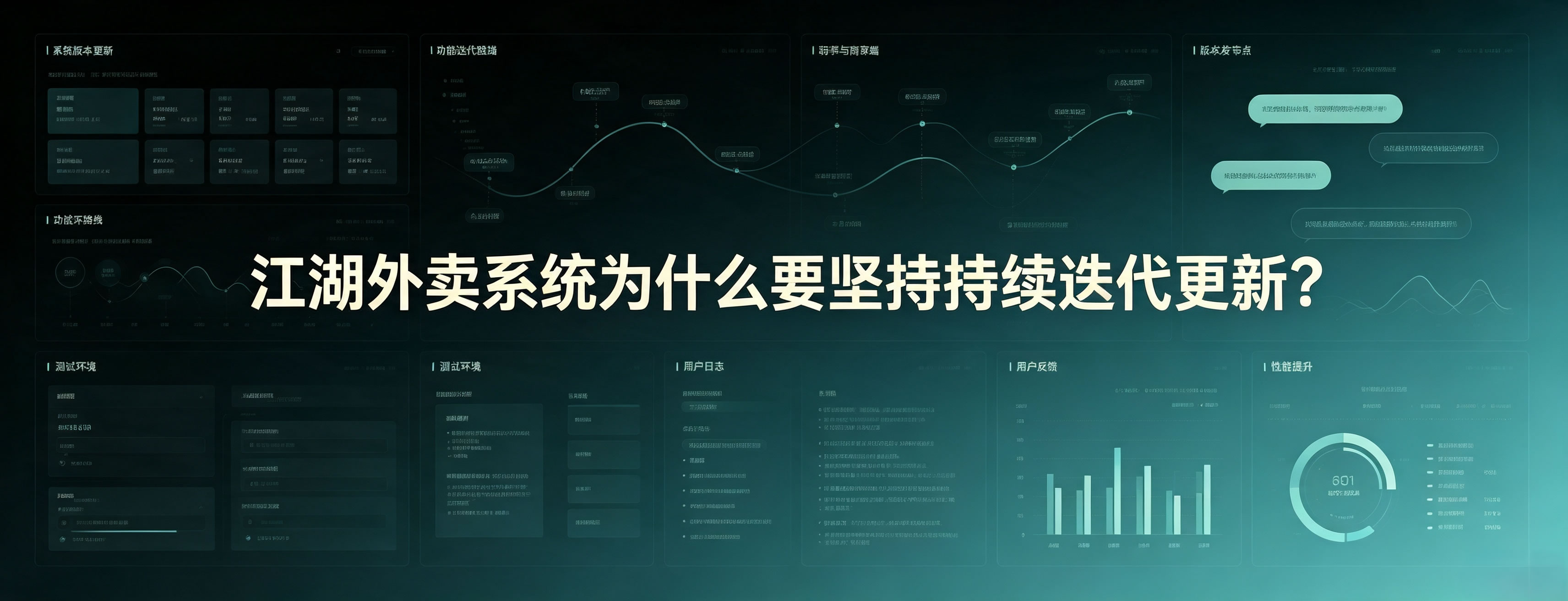 江湖外卖系统为什么要坚持持续迭代更新？