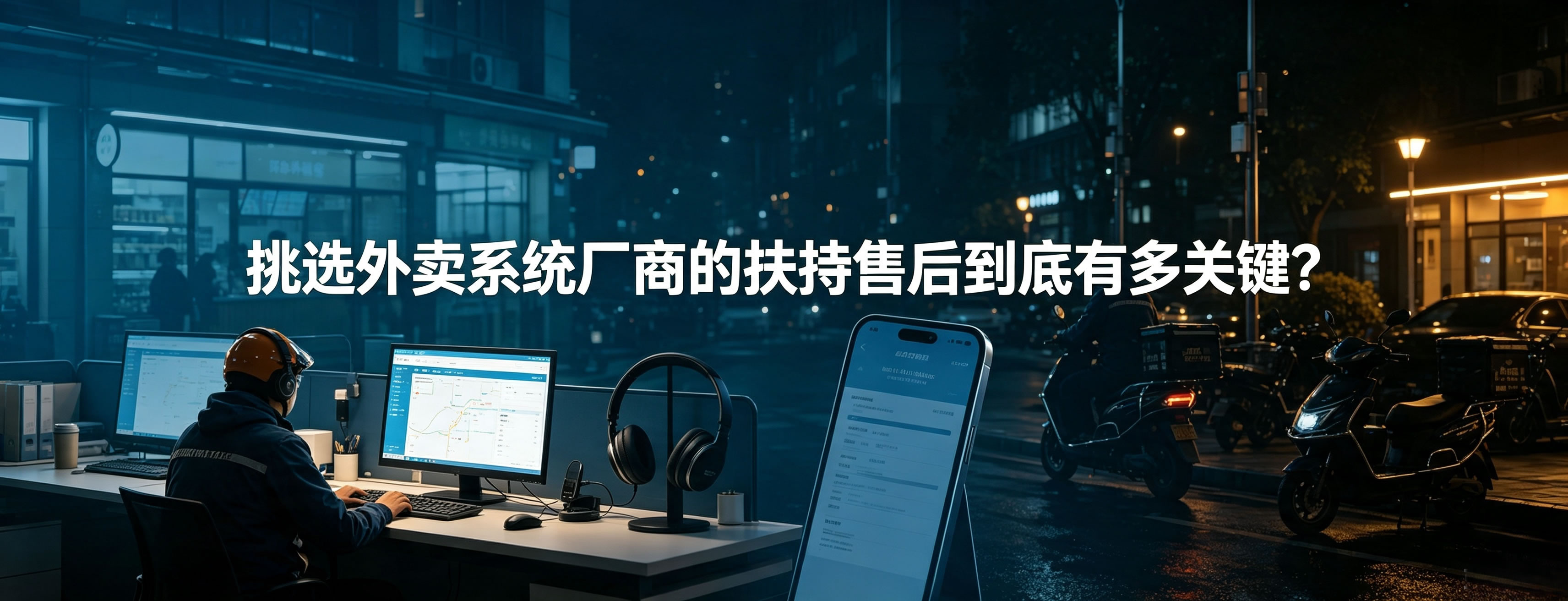 挑选外卖系统 厂商的扶持售后到底有多关键？