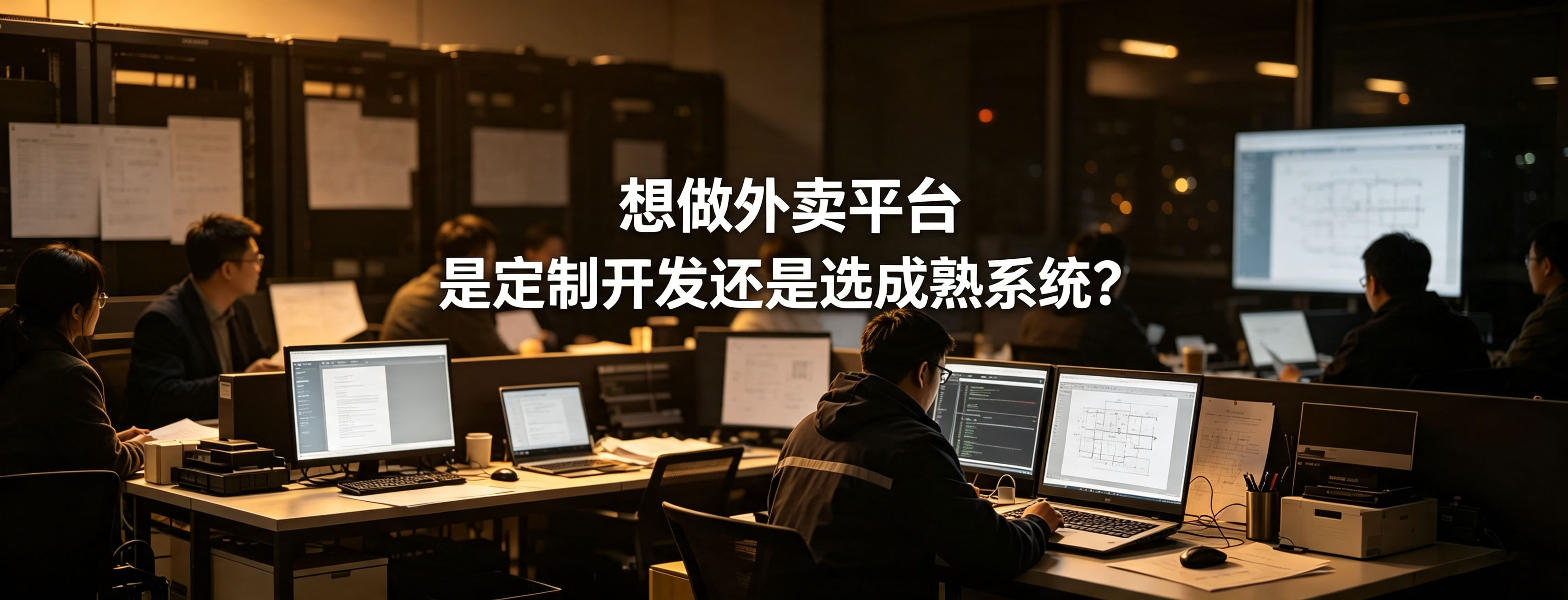 想做外卖平台 是定制开发还是选成熟系统？