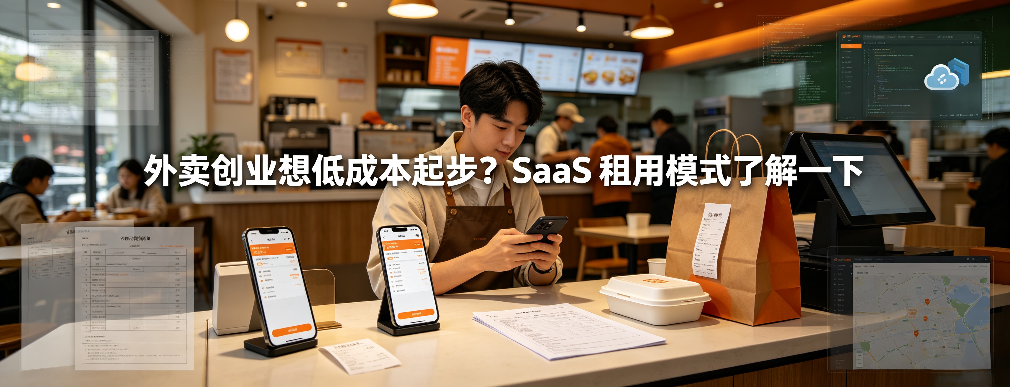 外卖创业想低成本起步？SaaS租用模式了解一下