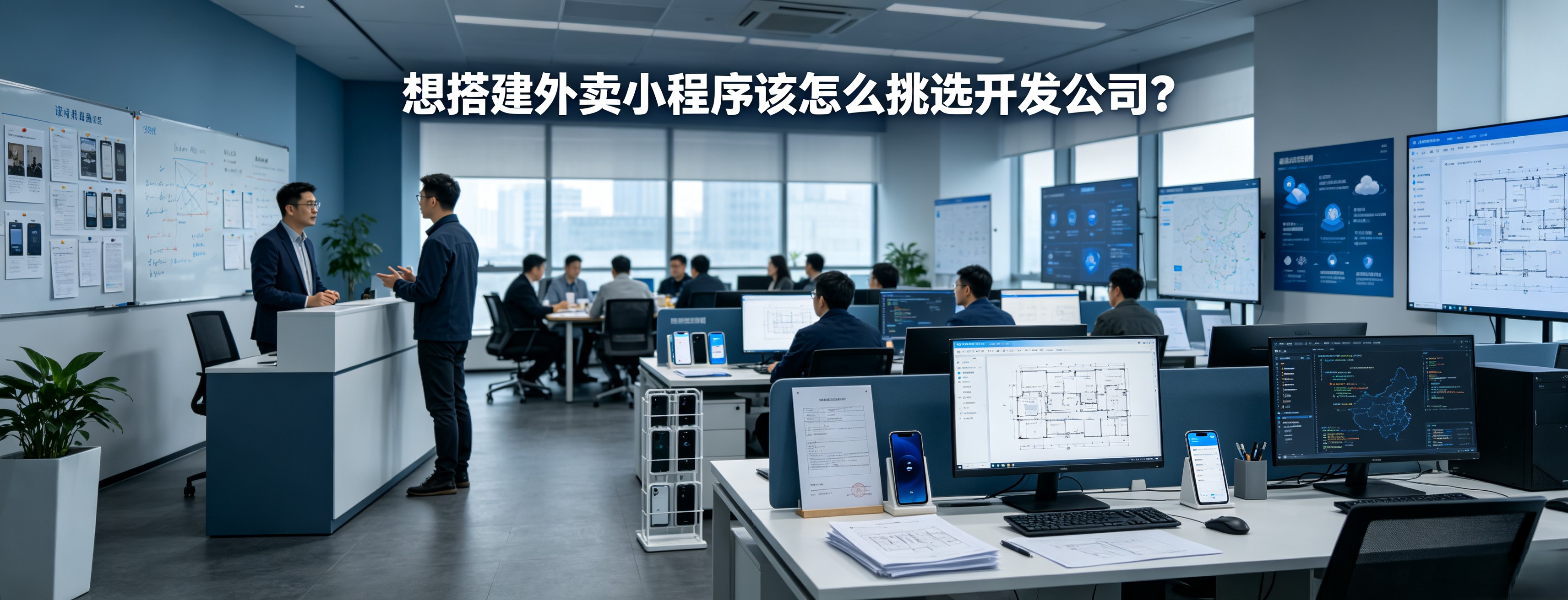 想搭建外卖小程序该怎么挑选开发公司？合肥江湖科技给你答案