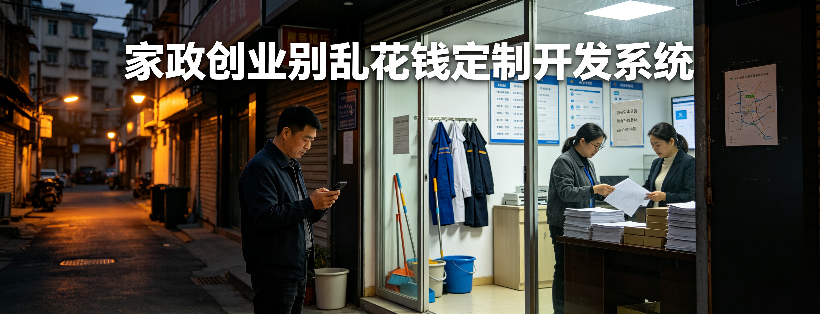 家政创业别乱花钱定制开发 合肥江湖科技现成成熟方案降低试错风险